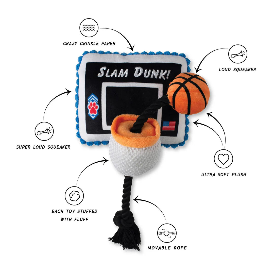 Petshop - TAKE IT TO THE HOOP PLUSH DOG TOY