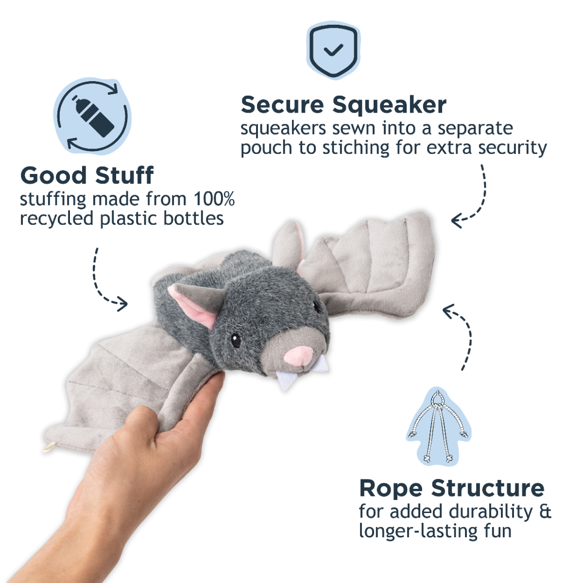 Tall Tails - Toy Plush - Flying Bat - 14"