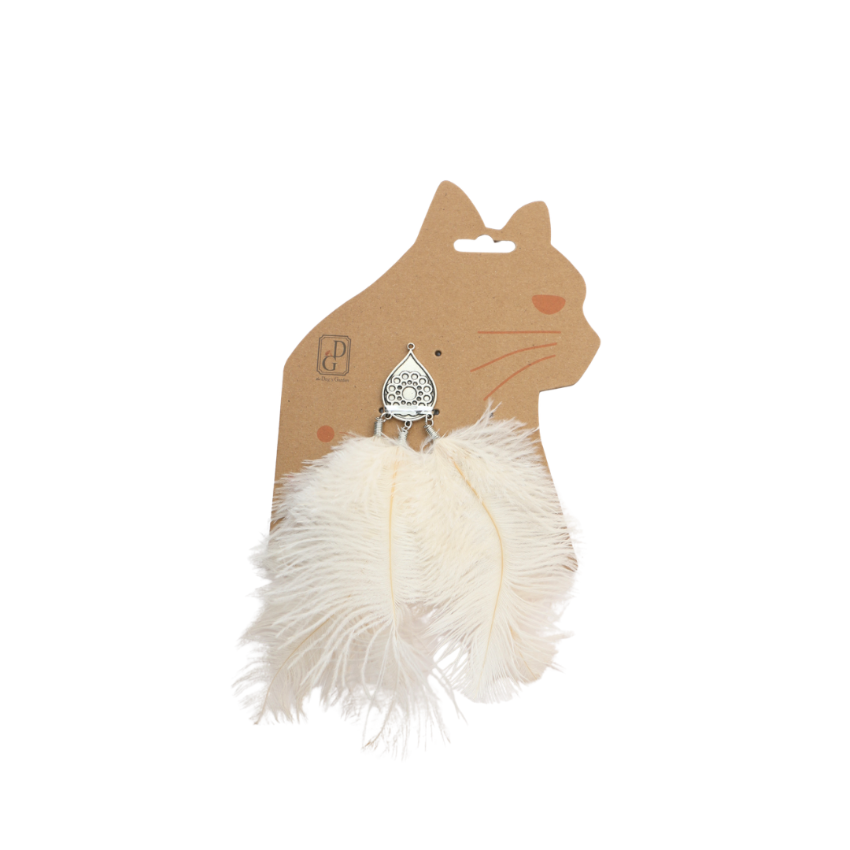 TDG Cat Teaser Wand Refill - Ostrich Feathers