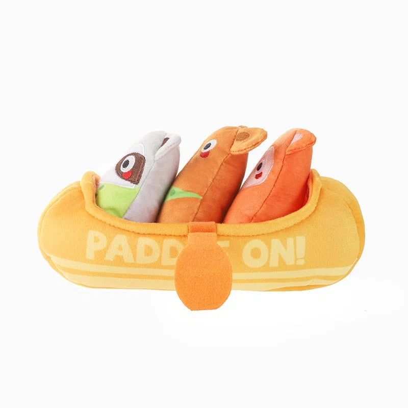 HugSmart Camping Pups Kayak Dog Toy Set