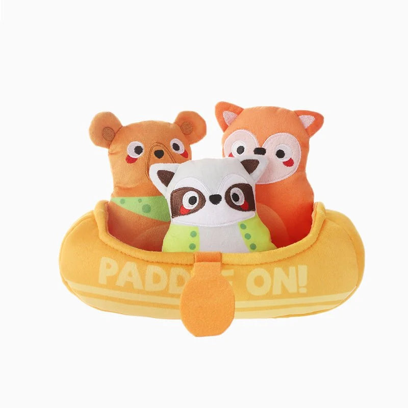 HugSmart Camping Pups Kayak Dog Toy Set