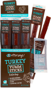 ETTA SAYS! Yumm Sticks Turkey Dog Treats (1 oz)
