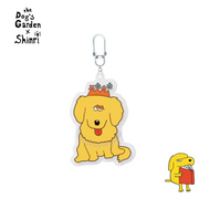 SHINRI x the Dog’s Garden – Shaking Keychain “Golden Retriever”
