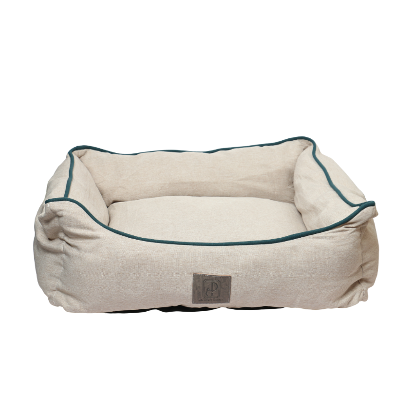 the Dog's Garden - Classic Dog Bed - Melange Beige