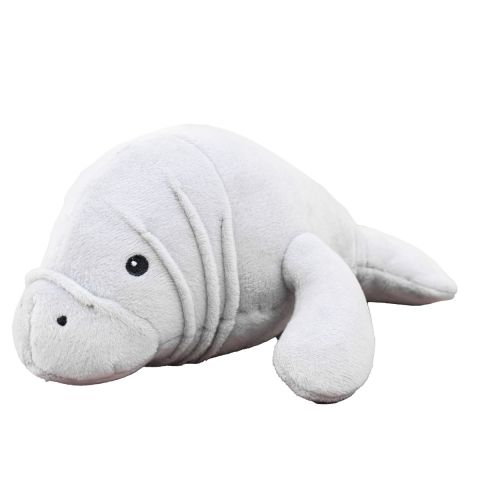 Territory Manatee Squeaker Plush Dog Toy