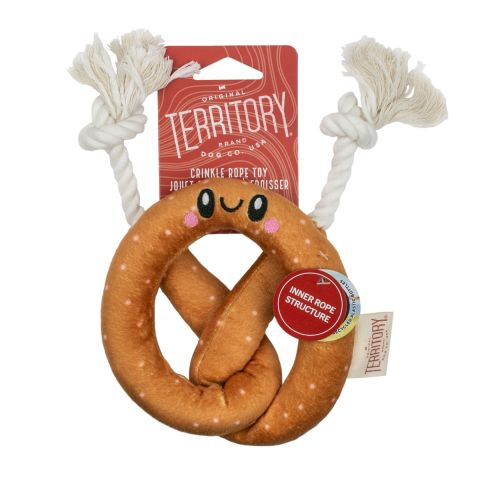 Territory - Pretzel Rope Tug Dog Toy - 8"