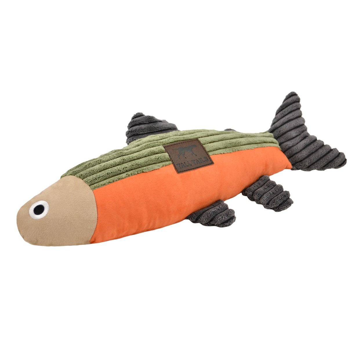 Tall Tails Toy Plush - Plush Fish Squeaker Toy 12"