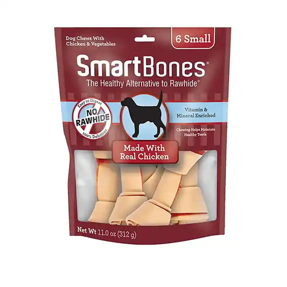 SmartBones - 雞肉味經典骨型潔齒骨 (細號)