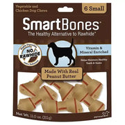 SmartBones - 花生醬味小型潔齒骨 - 6支裝