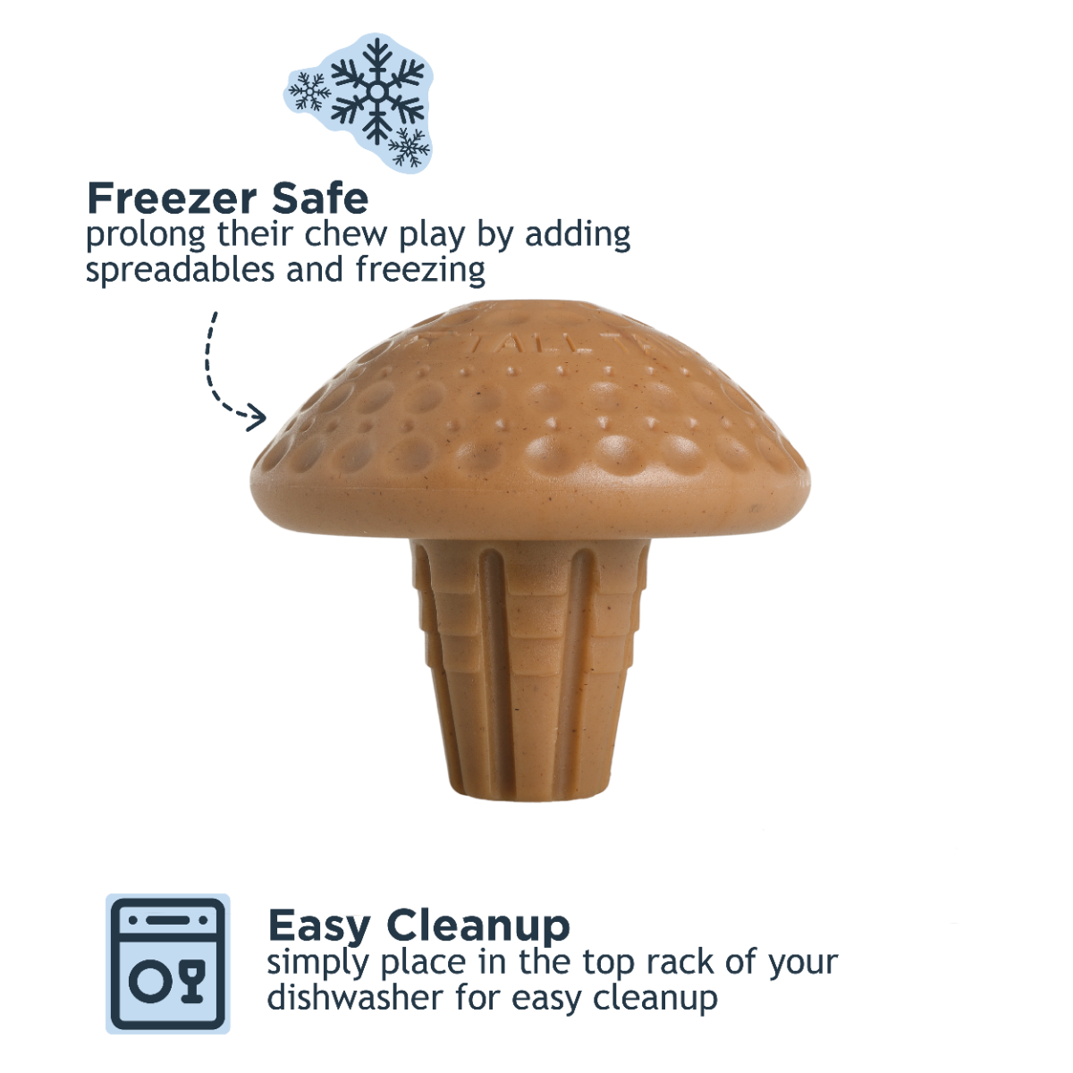 Tall Tails - Shroom Toy - Nylon Chew- Medium