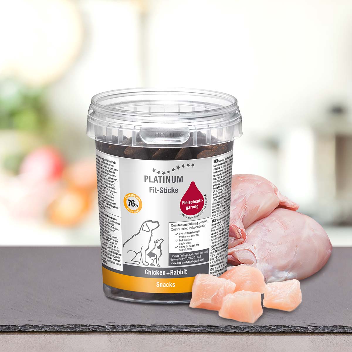 Platinum Fit-Sticks Chicken+Rabbit (300g)