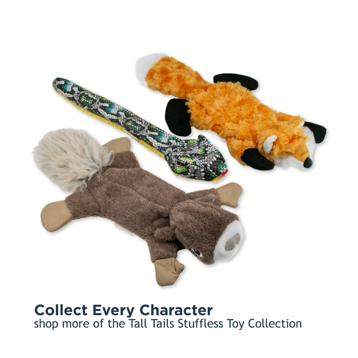 Tall Tails Toy Plush Stuffless Squirrel toy