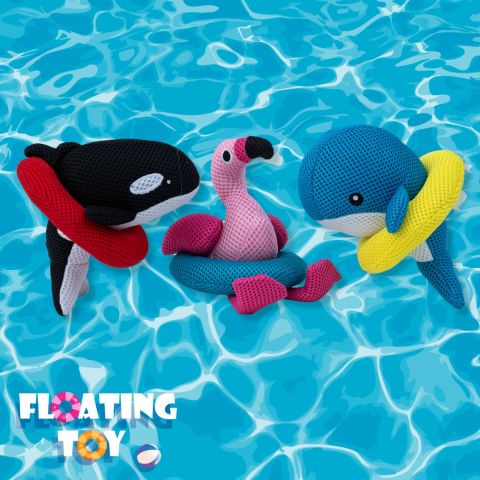 Territory - Whale Floating Dog Toy - 7"