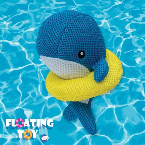 Territory - Whale Floating Dog Toy - 7"