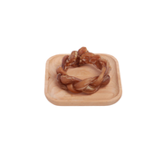 the Dog's Garden - Air-Dried Treat - Bangladeshi Braided Bully Ring 3"