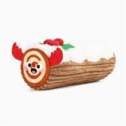 HugSmart Fuzzy Friendz Yule Log Dog Toy