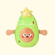 HugSmart Happy Woofmas - Christmas Tree Avocado Dog Toy