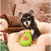 HugSmart Happy Woofmas - Christmas Tree Avocado Dog Toy