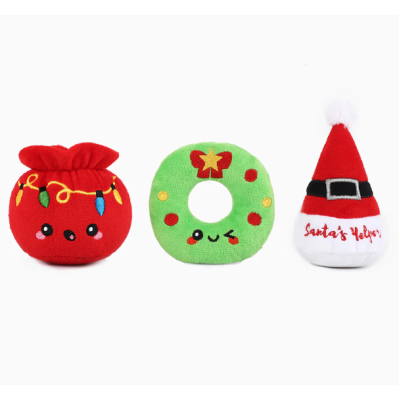 HugSmart Happy Woofmas - Holiday Special Dog Toy (3 pk)