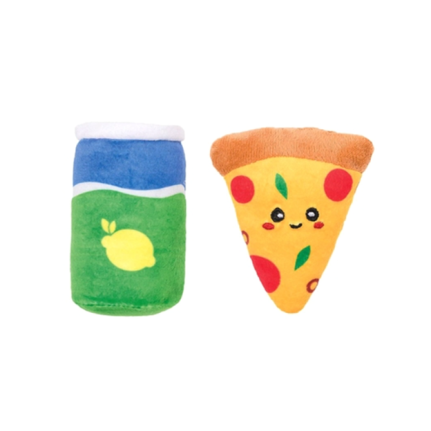 HugSmart Kitten Party Pizza & Soda Cat Toy Set