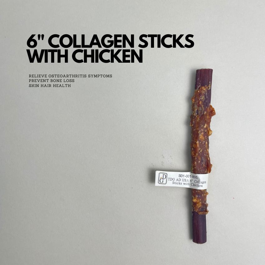 Collagen Sticks with Chicken 6"