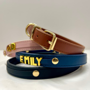 TDG Leather Collar (Add your pet's name)