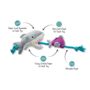 Petshop - SHARK BAIT DOG TOY