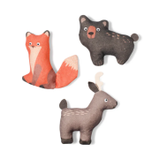 Petshop - FOREST FRIENDS CANVAS MINI DOG TOYS