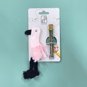 TDG cat toy - Refillable Catnip - Flamingo